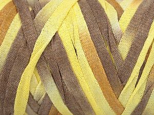 Fiber Content 60% Cotton, 40% Viscose, Yellow Shades, Brand Ice Yarns, Camel Shades, fnt2-74616 