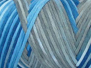 Please be advised that yarns are made of recycled cotton, and dye lot differences occur. Composition 80% Coton, 20% Polyamide, Brand Ice Yarns, Grey Shades, Blue Shades, fnt2-74639