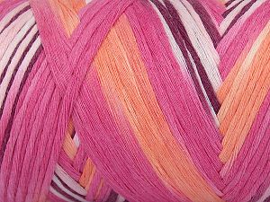 Please be advised that yarns are made of recycled cotton, and dye lot differences occur. Fiber Content 80% Cotton, 20% Polyamide, Pink Shades, Orange, Maroon, Brand Ice Yarns, fnt2-74642