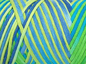 Please be advised that yarns are made of recycled cotton, and dye lot differences occur. Fiber Content 80% Cotton, 20% Polyamide, Lilac, Brand Ice Yarns, Green Shades, Blue, fnt2-74649