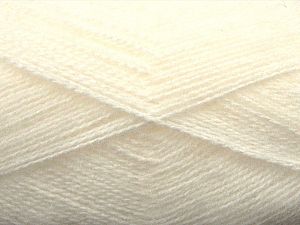 Fiber Content 75% Premium Acrylic, 15% Wool, 10% Mohair, White, Brand Ice Yarns, fnt2-74776