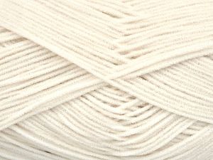 Composition 100% Micro fibre, Off White, Brand Ice Yarns, Yarn Thickness 3 Light DK, Light, Worsted, fnt2-74970