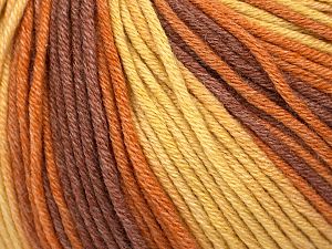 Fiber Content 50% Cotton, 50% Acrylic, Brand Ice Yarns, Gold, Brown Shades, fnt2-75310 