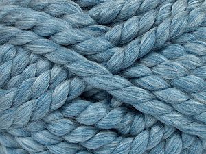 Fiber Content 50% Wool, 50% Acrylic, Brand Ice Yarns, Grey, Blue, fnt2-75458