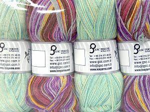 Vezelgehalte 75% superwash wol, 25% Polyamide, Multicolor, Brand Ice Yarns, fnt2-76070