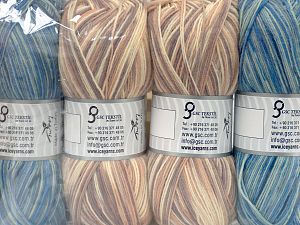 Fiber Content 75% Superwash Wool, 25% Polyamide, Mixed Lot, Brand Ice Yarns, fnt2-76130
