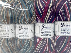 Fiber Content 75% Superwash Wool, 25% Polyamide, Mixed Lot, Brand Ice Yarns, fnt2-76143