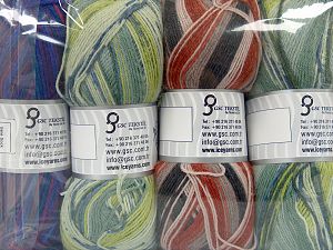 Fiber Content 75% Superwash Wool, 25% Polyamide, Mixed Lot, Brand Ice Yarns, fnt2-76225