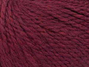 Fiber Content 50% Wool, 50% Acrylic, Brand Ice Yarns, Burgundy, fnt2-76628
