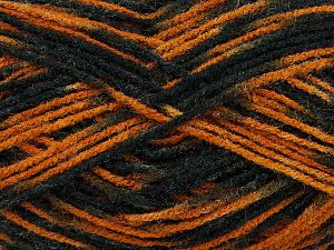Composition 100% Acrylique, Brand Ice Yarns, Brown, Black, fnt2-76740
