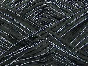 Fiber Content 85% Acrylic, 15% Cotton, Brand Ice Yarns, Black, fnt2-76796 