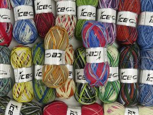 Sock Yarns In this list; you see most recent 50 mixed lots. <br> To see all <a href=&/mixed_lots/o/4#list&>CLICK HERE</a> (Old ones have much better deals)<hr> Fiber Content 75% Superwash Wool, 25% Polyamide, Brand Ice Yarns, fnt2-76977