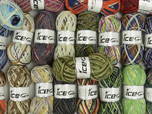 Sock Yarns In this list; you see most recent 50 mixed lots. <br> To see all <a href=&/mixed_lots/o/4#list&>CLICK HERE</a> (Old ones have much better deals)<hr> Composition 75% Superwash Wool, 25% Polyamide, Brand Ice Yarns, fnt2-76997