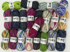 Sock Yarns In this list; you see most recent 50 mixed lots. <br> To see all <a href=&/mixed_lots/o/4#list&>CLICK HERE</a> (Old ones have much better deals)<hr> Composition 75% Superwash Wool, 25% Polyamide, Brand Ice Yarns, fnt2-77009