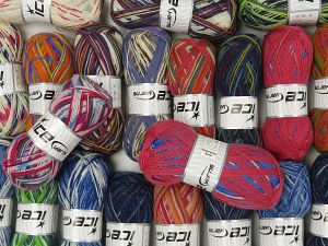 Sock Yarns In this list; you see most recent 50 mixed lots. <br> To see all <a href=&/mixed_lots/o/4#list&>CLICK HERE</a> (Old ones have much better deals)<hr> Vezelgehalte 75% superwash wol, 25% Polyamide, Brand Ice Yarns, fnt2-77016