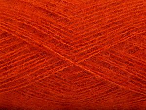 Fiber Content 50% Mohair, 50% Acrylic, Orange, Brand Ice Yarns, fnt2-77026
