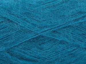 Composition 50% Acrylique, 50% Mohair, Teal, Brand Ice Yarns, Yarn Thickness 2 Fine Sport, Baby, fnt2-77029 