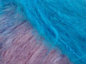 Fiber Content 85% Acrylic, 15% Nylon, Turquoise, Neon Pink, Brand Ice Yarns, Blue, fnt2-77037 