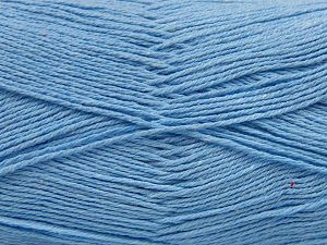 Composition 50% Coton, 50% Acrylique, Brand Ice Yarns, Baby Blue, fnt2-77095 