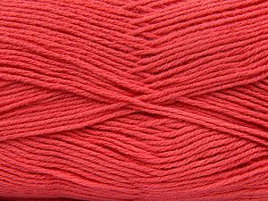 Composition 50% Coton, 50% Acrylique, Tomato Red, Brand Ice Yarns, fnt2-77098 