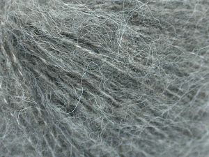 Contenido de fibra 65% AcrÃ­lico, 15% Mohair, 10% PoliÃ©ster, 10% De nylon, Brand Ice Yarns, Grey, fnt2-77206 
