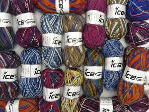 Sock Yarns In this list; you see most recent 50 mixed lots. <br> To see all <a href=&amp/mixed_lots/o/4#list&amp>CLICK HERE</a> (Old ones have much better deals)<hr> Fiber Content 75% Superwash Wool, 25% Polyamide, Brand Ice Yarns, fnt2-77273 