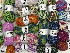 Sock Yarns In this list; you see most recent 50 mixed lots. <br> To see all <a href=&/mixed_lots/o/4#list&>CLICK HERE</a> (Old ones have much better deals)<hr> Fiber Content 75% Superwash Wool, 25% Polyamide, Brand Ice Yarns, fnt2-77285