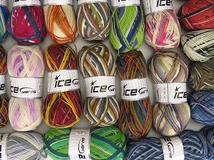 Sock Yarns In this list; you see most recent 50 mixed lots. <br> To see all <a href=&/mixed_lots/o/4#list&>CLICK HERE</a> (Old ones have much better deals)<hr> Fiber Content 75% Superwash Wool, 25% Polyamide, Brand Ice Yarns, fnt2-77299