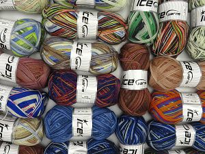 Sock Yarns In this list; you see most recent 50 mixed lots. <br> To see all <a href=&/mixed_lots/o/4#list&>CLICK HERE</a> (Old ones have much better deals)<hr> Fiber Content 75% Superwash Wool, 25% Polyamide, Brand Ice Yarns, fnt2-77319