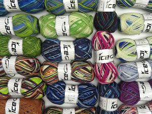 Sock Yarns In this list; you see most recent 50 mixed lots. <br> To see all <a href=&/mixed_lots/o/4#list&>CLICK HERE</a> (Old ones have much better deals)<hr> Fiber Content 75% Superwash Wool, 25% Polyamide, Brand Ice Yarns, fnt2-77320