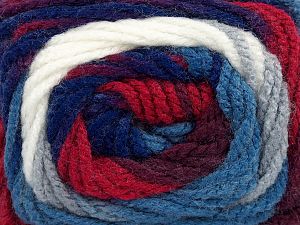 Ä°Ã§erik 100% Premium Akrilik, White, Red, Maroon, Brand Ice Yarns, Grey, Blue Shades, fnt2-77427 