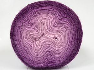 Contenido de fibra 60% AcrÃ­lico Premium, 20% Mohair, 20% Lana, Purple Shades, Brand Ice Yarns, fnt2-77557 
