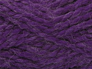 Composition 70% Acrylique, 30% Alpaga, Purple, Brand Ice Yarns, fnt2-77948