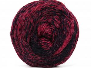 Fiber Content 50% Wool, 50% Acrylic, Brand Ice Yarns, Dark Navy, Burgundy, fnt2-77958 