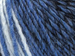 Contenido de fibra 75% AcrÃ­lico, 25% Lana, Brand Ice Yarns, Blue Shades, fnt2-78128 