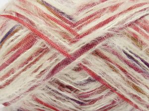 Fiber Content 9% Polyester, 50% Polyamide, 5% Wool, 36% Acrylic, Red, Purple, Brand Ice Yarns, Cream, Brown, fnt2-78324