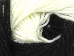 Contenido de fibra 75% AcrÃ­lico Premium, 25% Lana, White, Brand Ice Yarns, Black, fnt2-78580 