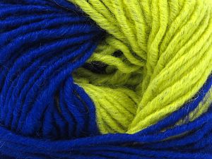Contenido de fibra 75% AcrÃ­lico Premium, 25% Lana, Yellow, Brand Ice Yarns, Blue, fnt2-78582 