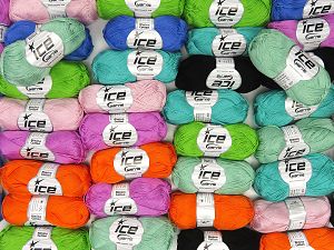 Almina Cotton Yarns In this list; you see most recent 50 mixed lots. <br> To see all <a href=&/mixed_lots/o/4#list&>CLICK HERE</a> (Old ones have much better deals)<hr> Composition 100% Coton mercerisé, Brand Ice Yarns, fnt2-78643