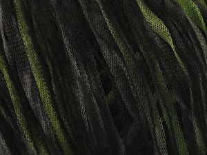 Composition 50% Polyamide, 30% Acrylique, 10% Polyester, 10% Laine, Brand Ice Yarns, Green Shades, Black, fnt2-78666