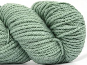 Global Organic Textile Standard (GOTS) Certified Product. CUC-TR-017 PRJ 805332/918191 Composition 100% OrganicWool, Mint Green, Brand Ice Yarns, Yarn Thickness 5 Bulky Chunky, Craft, Rug, fnt2-78806 