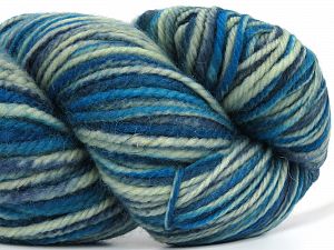 Global Organic Textile Standard (GOTS) Certified Product. CUC-TR-017 PRJ 805332/918191 Composition 100% OrganicWool, Turquoise, Brand Ice Yarns, Blue Shades, Yarn Thickness 5 Bulky Chunky, Craft, Rug, fnt2-78812