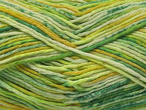 Fiber Content 100% Cotton, Yellow Shades, Brand Ice Yarns, Green Shades, Yarn Thickness 3 Light DK, Light, Worsted, fnt2-78828 