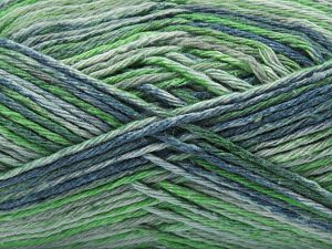 Fiber Content 100% Cotton, Brand Ice Yarns, Grey, Green Shades, Blue, Yarn Thickness 3 Light DK, Light, Worsted, fnt2-78829 