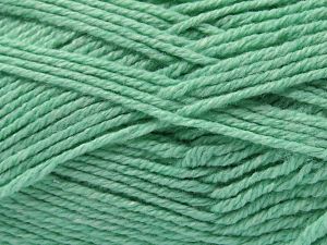 Composition 60% Bambou, 40% Polyamide, Mint Green, Brand Ice Yarns, Dark Mint Green, Yarn Thickness 2 Fine Sport, Baby, fnt2-78841 