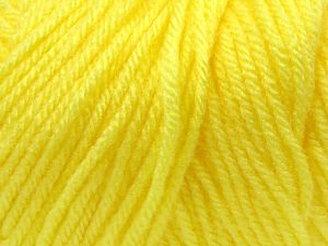 Items made with this yarn are machine washable & dryable. Fiber Content 100% Acrylic, Yellow, Brand Ice Yarns, fnt2-78948