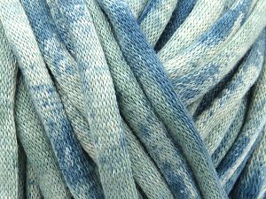 Fiber Content 50% Cotton, 50% Polyester, Turquoise Shades, Brand Ice Yarns, fnt2-79006