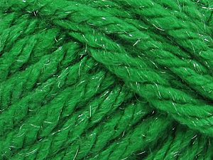 Contenido de fibra 98% AcrÃ­lico, 2% MetÃ¡licos Lurex, Brand Ice Yarns, Green, fnt2-79009 