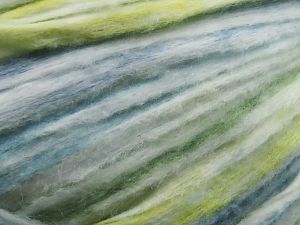 Fiber Content 100% Polyester, Yellow, Turquoise, Brand Ice Yarns, Green, fnt2-79360 