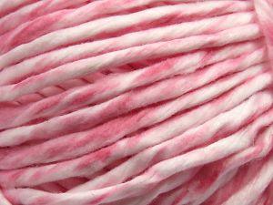 Contenido de fibra 100% PoliÃ©ster, White, Pink, Brand Ice Yarns, fnt2-79377 